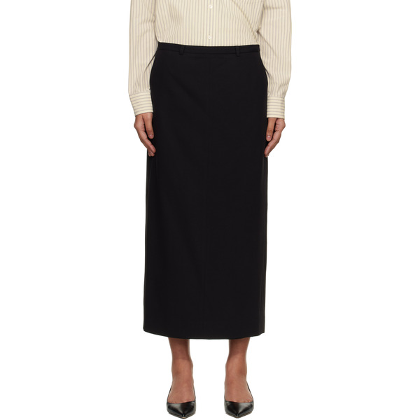  Dunst Black H-line Maxi Skirt 