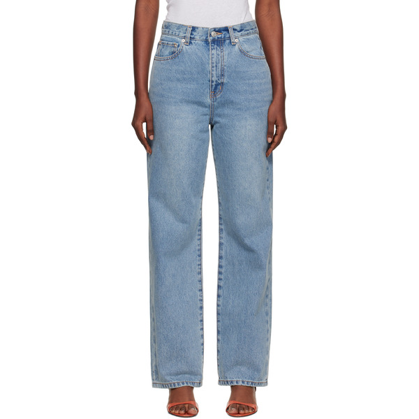  Dunst Blue Essential Straight Full Length Jeans 