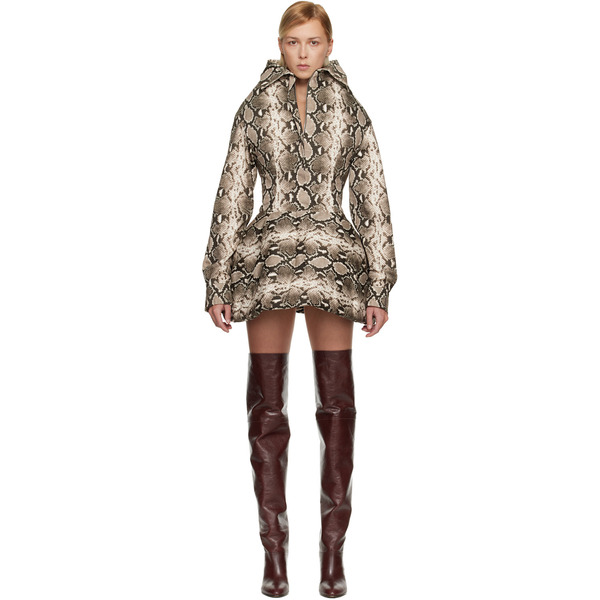  Duran Lantink Taupe Chemisier Minidress 