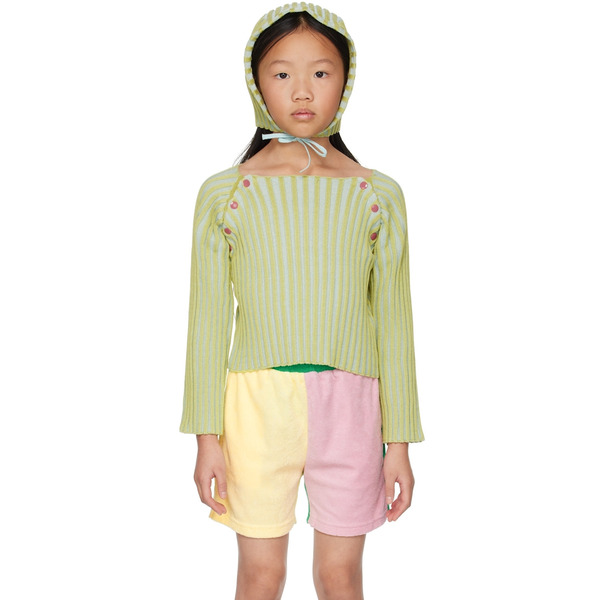  Eckhaus Latta Ssense Exclusive Kids Green Sweater 
