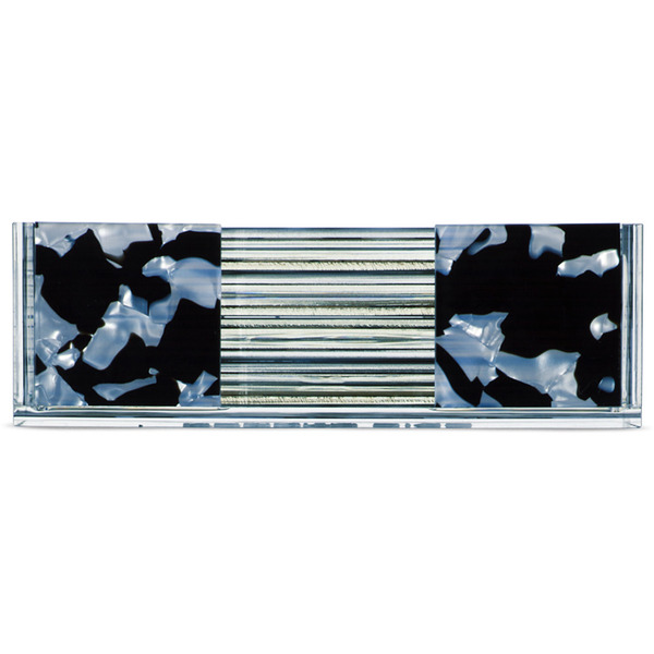  Edie Parker Black & White Coaster Set, 4 Pcs 