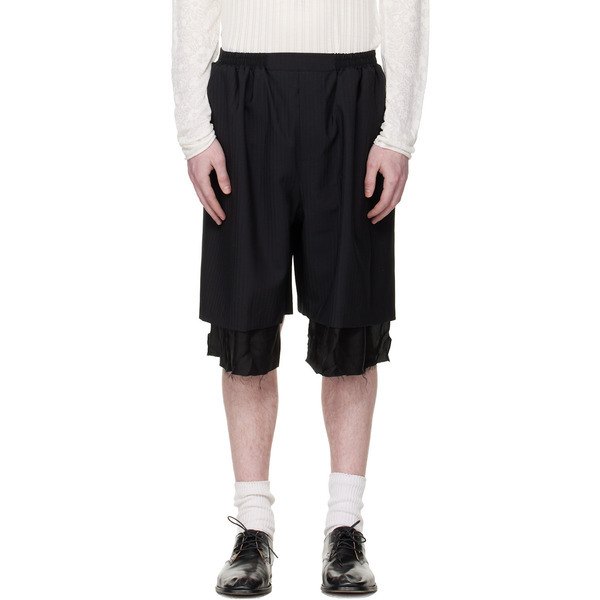  Edward Cuming Black Exploded Lining Shorts 