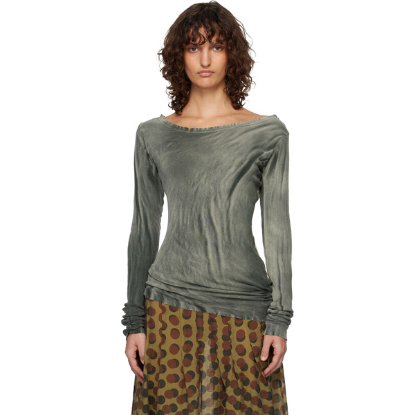  Edward Cuming Green Moss Fog Banana T-shirt 