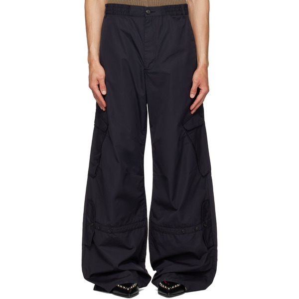  Egonlab Black Utility Pocket Light Cargo Pants 