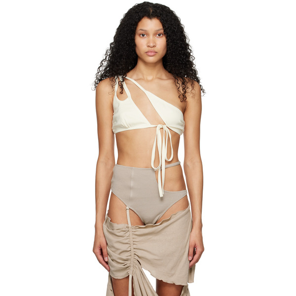  Elena Velez Ssense Exclusive Off-white Bra 