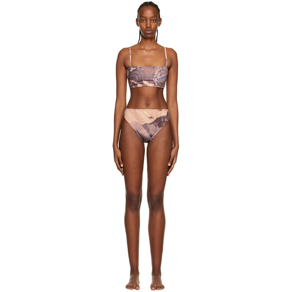  Elliss Ssense Exclusive Brown Capsule Bikini Set 