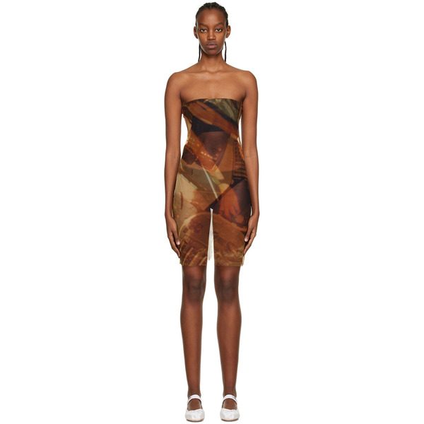  Elliss Yellow Anti Gravity Minidress 