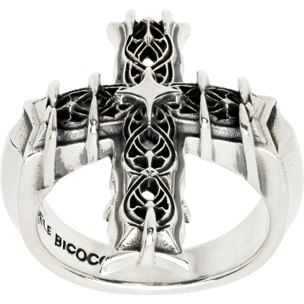  Emanuele Bicocchi Reissue Large Notre-dame Cross Ring 