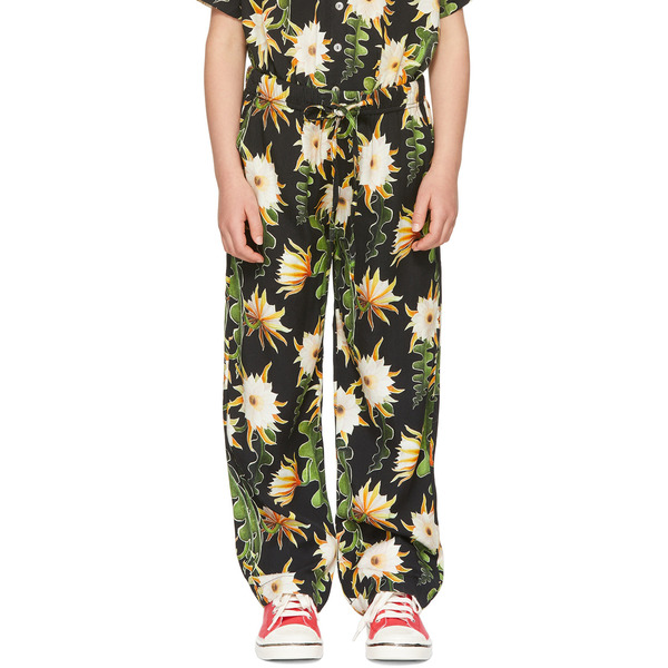  Endless Joy Ssense Exclusive Kids Black Epiphyllum Lounge Pants 