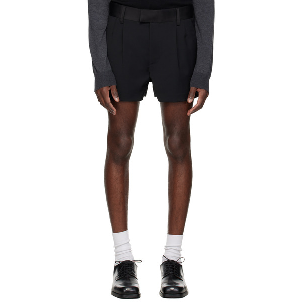  Entire Studios Black Compact Shorts 