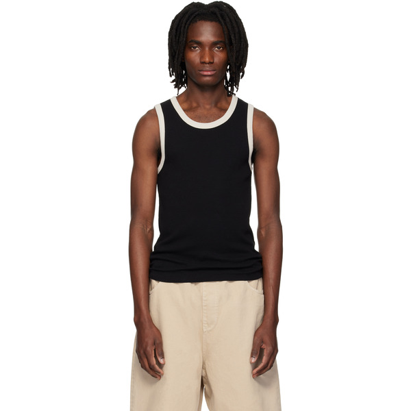  Entire Studios Black Contro Tank Top 