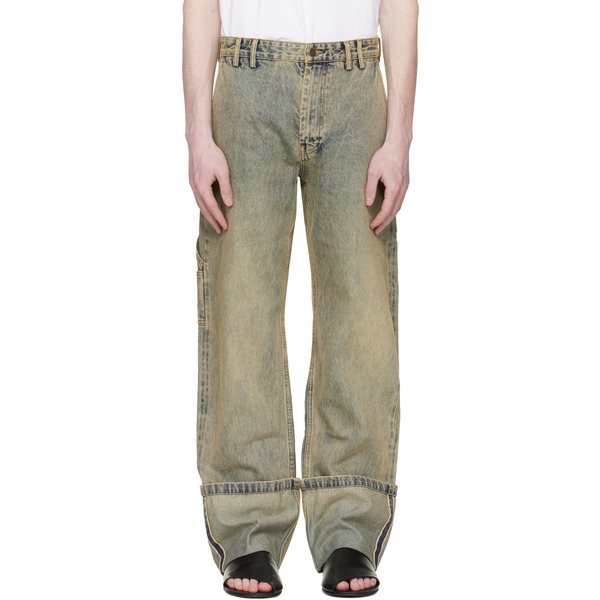  Entire Studios Blue Cuff Jeans 