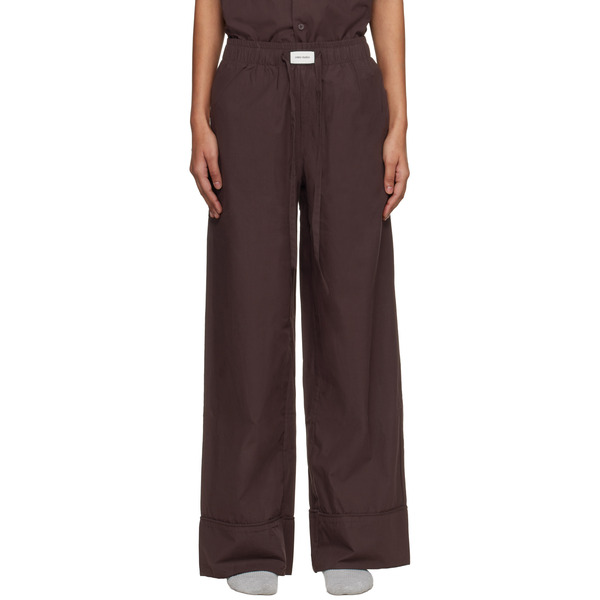  Entire Studios Brown Pajama Lounge Pants 