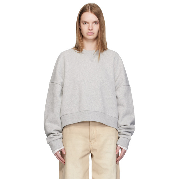  Entire Studios Gray Box Crew Sweatshirt 