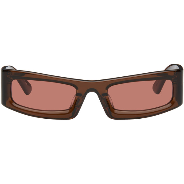  Entire Studios Ssense Exclusive Brown Atheric Sunglasses 