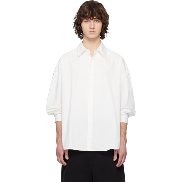  Entire Studios White Miller Shirt 