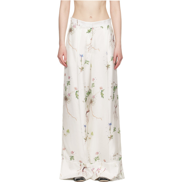  Erdem White Pyjama Trousers 