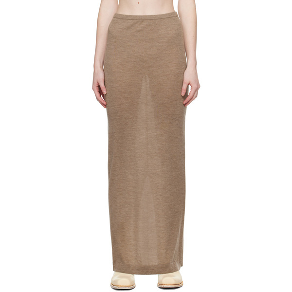  éterne Taupe Emma Maxi Skirt 