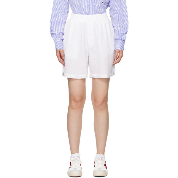  Eytys White Aniara Shorts 