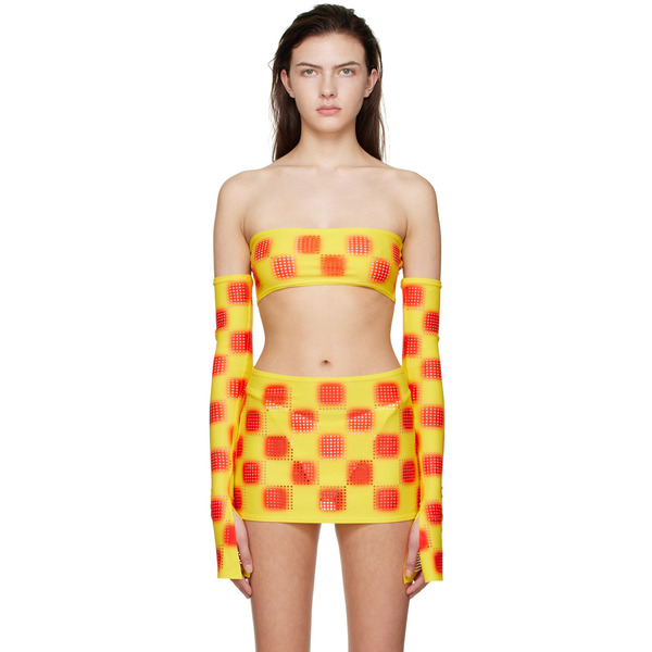  Fal-ash Yellow Polyester T-shirt 