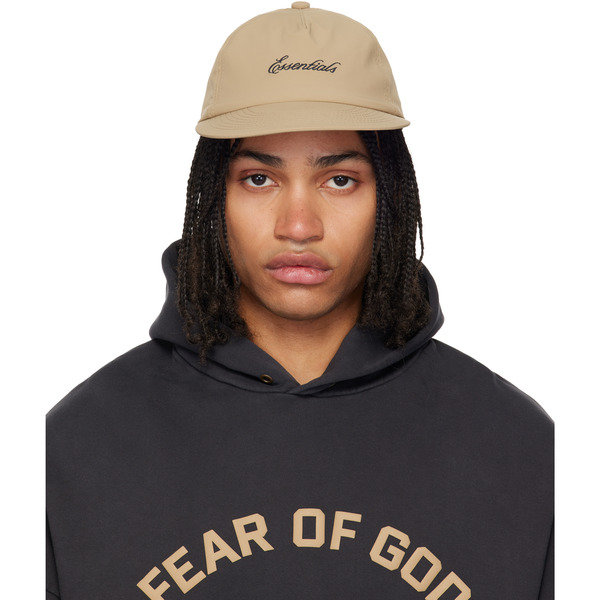  Fear Of God Essentials Beige Signature 5 Panel Cap 