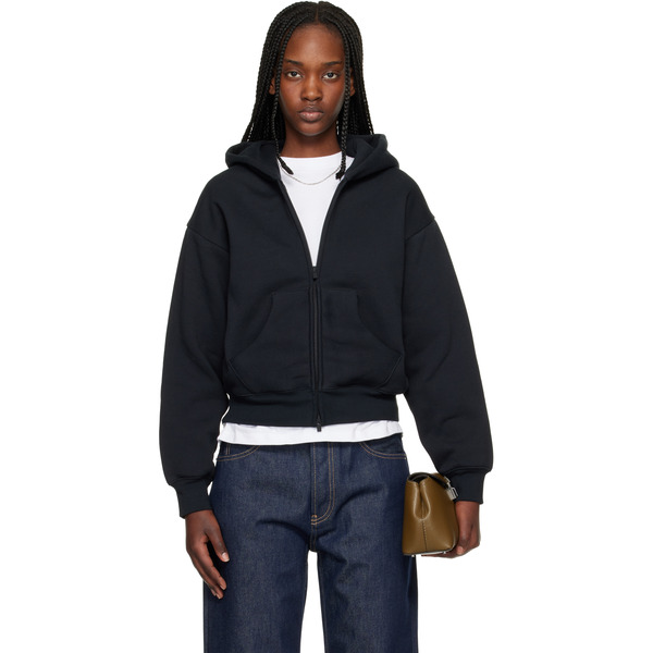  Fear Of God Essentials Black Classic Full Zip Hoodie 
