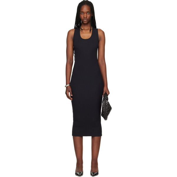  Fear Of God Essentials Black Fitted Tank Maxi Dress 