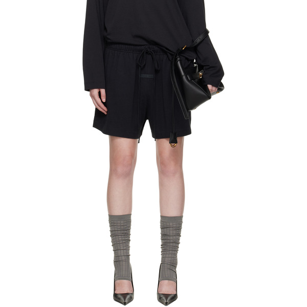 Fear Of God Essentials Black Soccer Shorts 