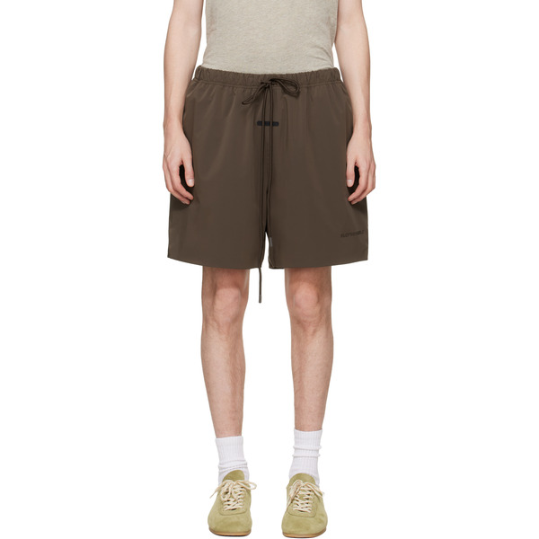  Fear Of God Essentials Brown Active Trace Classic Split Shorts 