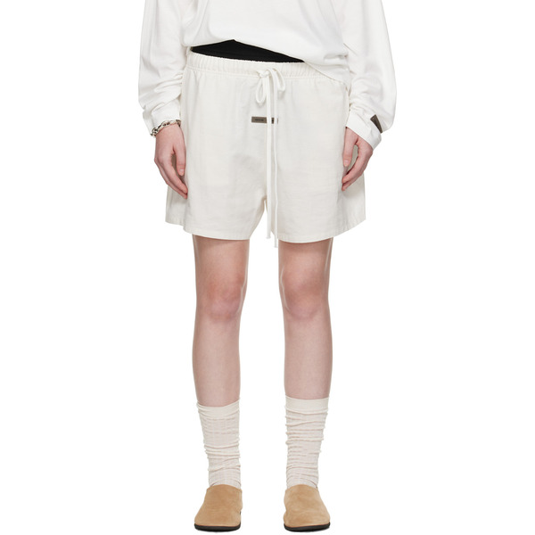  Fear Of God Essentials White Soccer Shorts 