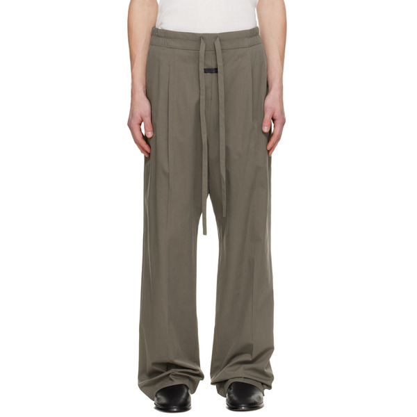  Fear Of God Khaki Drawstring Straight Trousers 