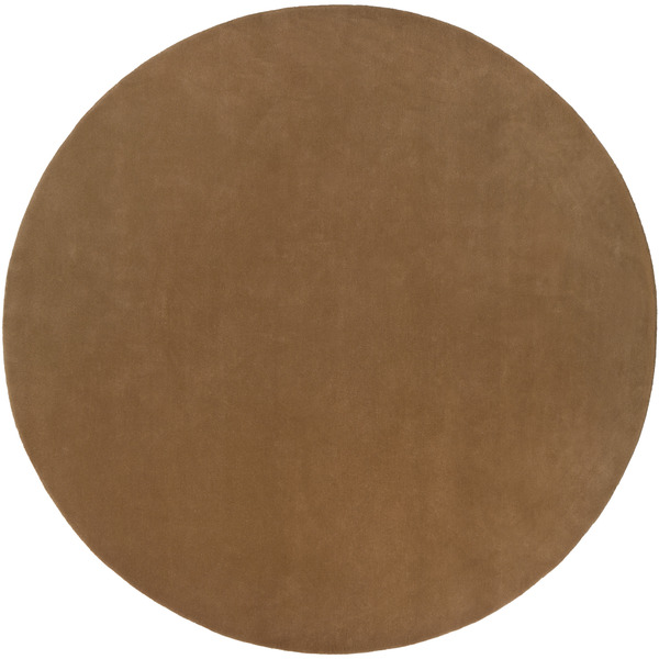 Ferm Living Tan Stille Tufted Round Rug 
