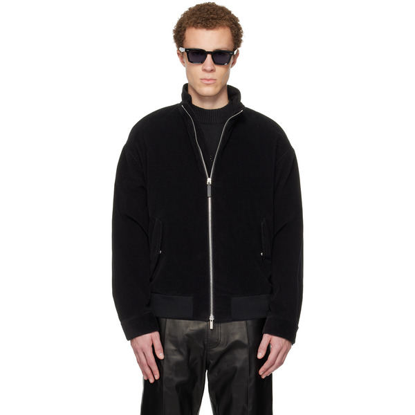  Ferragamo Black Insulated Jacket 