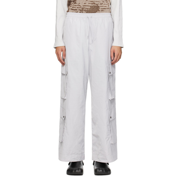  Fffpostalservice Ssense Exclusive Gray Cargo Pants 