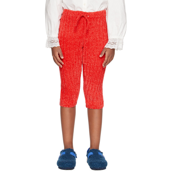  Fish & Kids Kids Red Drawstring Lounge Pants 