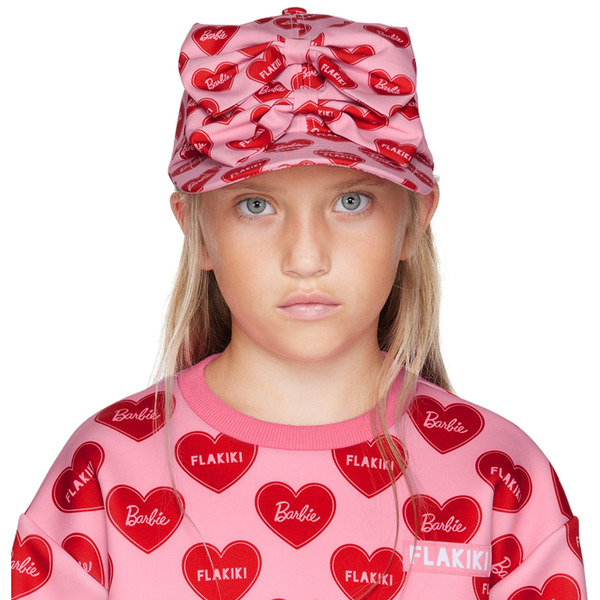  Flakiki Ssense Exclusive Kids Pink Barbie Cap 