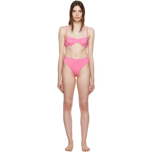 Frankies Bikinis Ssense Exclusive Pink Pam & Jenna Bikini 