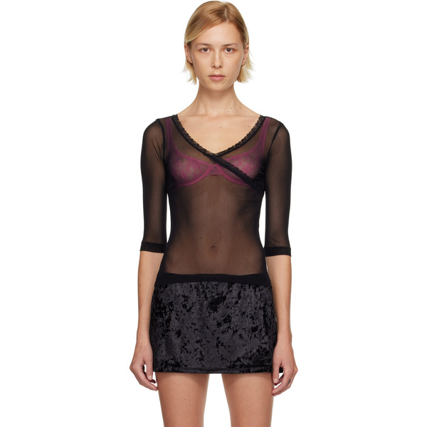  Fruity Booty Black Moss Wrap T-shirt 
