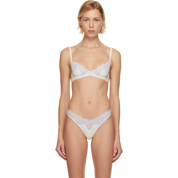  Fruity Booty Off-white & Blue Lacie Bra 