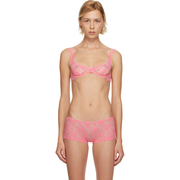  Fruity Booty Pink Lace Shania Bra 