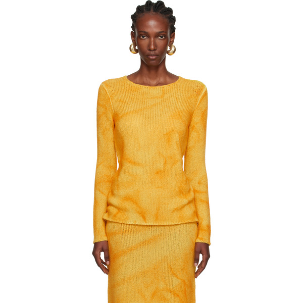  Gabriela Hearst Yellow Chivall Sweater 
