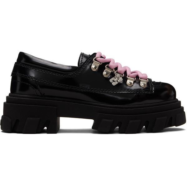  Ganni Black Cleated Derbys 