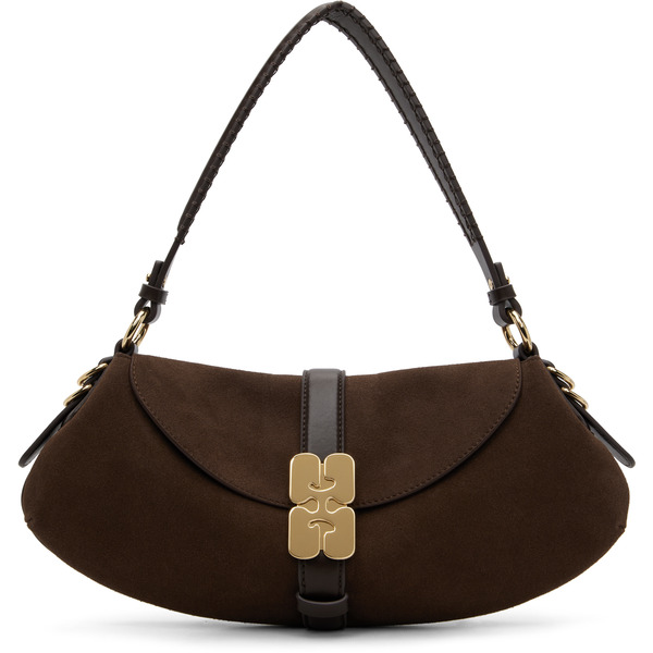  Ganni Brown B-kat Bag 
