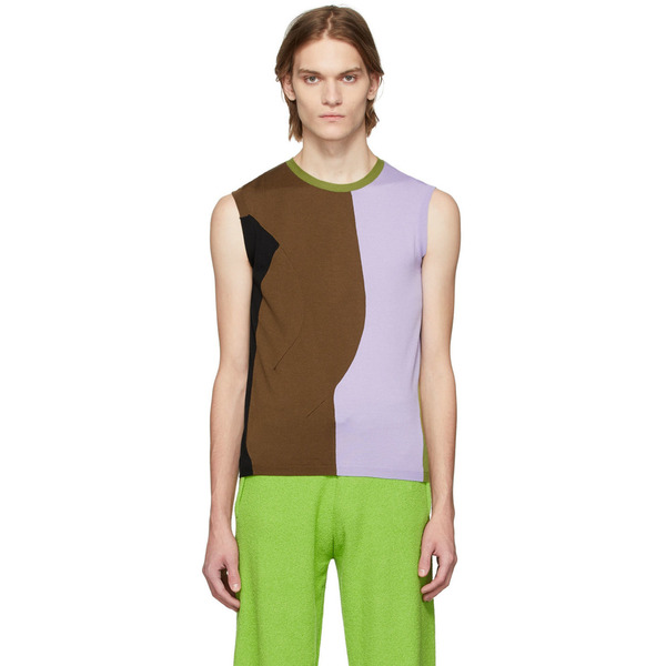  Gauchere Ssense Exclusive Multicolor Knit Tank Top 