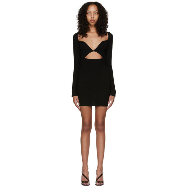  Gauge81 Black Otero Minidress 