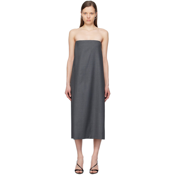  Gauge81 Gray Sidi Midi Dress 
