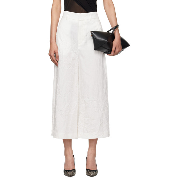  Gauge81 White Bannu Trousers 