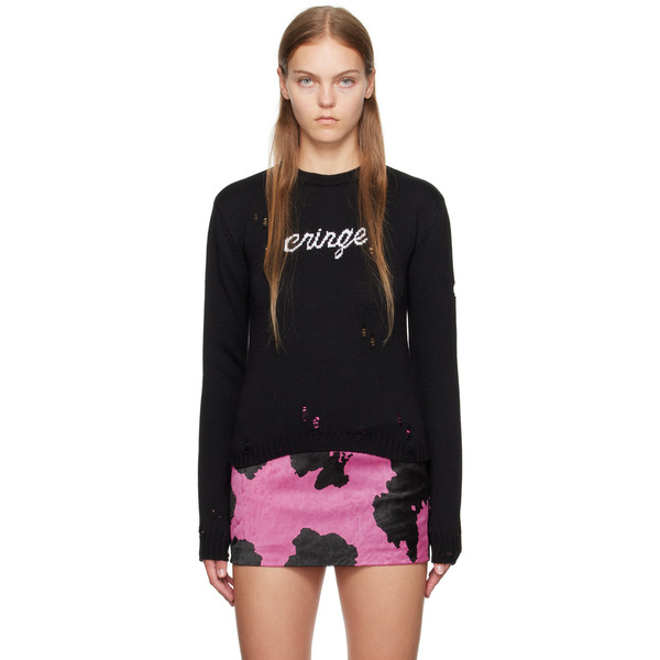  Gcds Black 'cringe' Sweater 