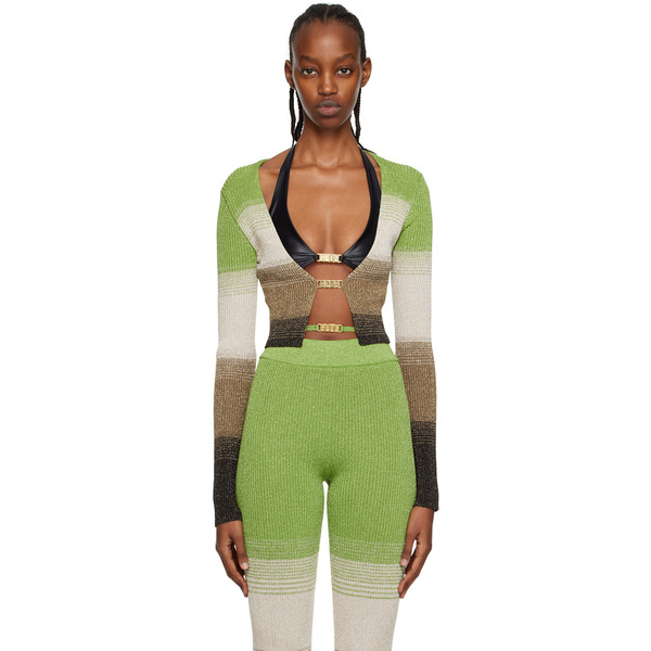  Gcds Green Degradé Cardigan 