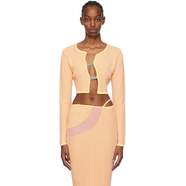  Gcds Pink Comma Cardigan 